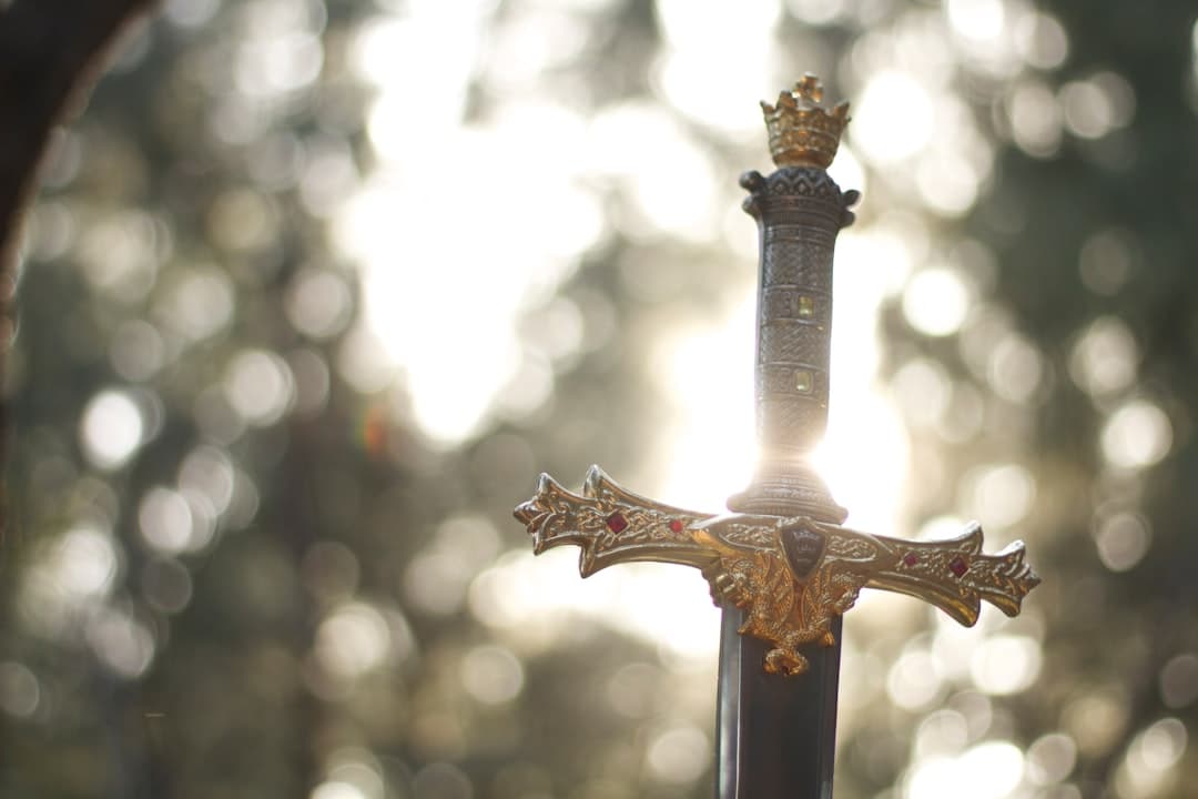 Knights Templar Sword & Belt Set — view 3
