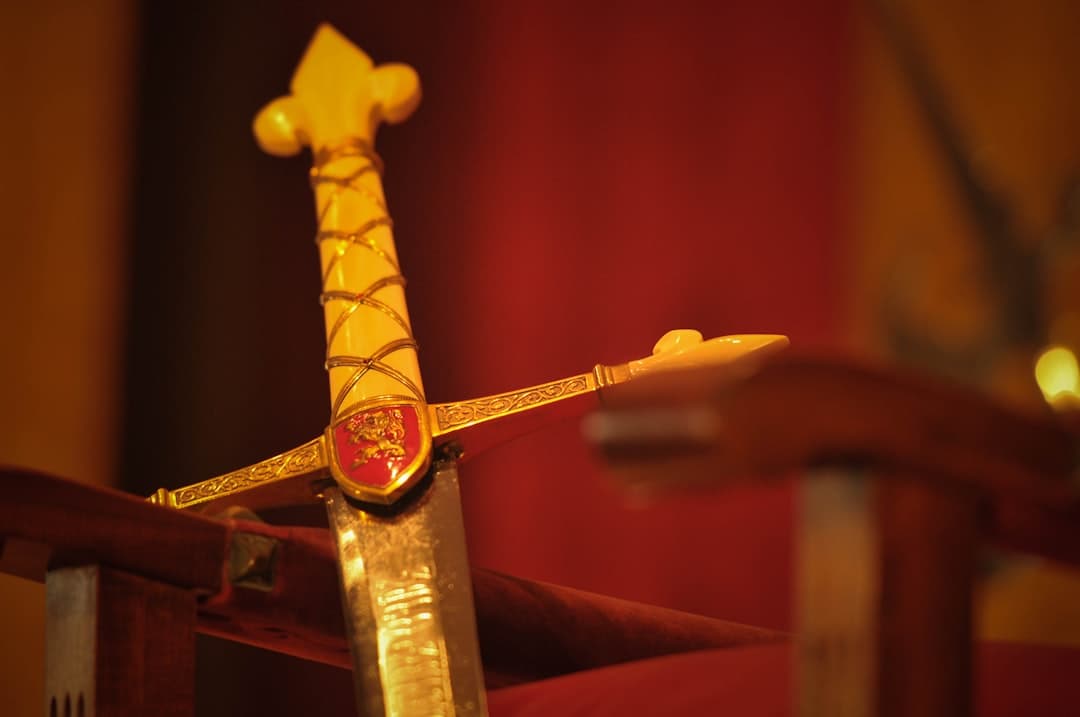 Knights Templar Sword & Belt Set — view 1